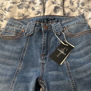 Flamingals Blue Denim Jeggings